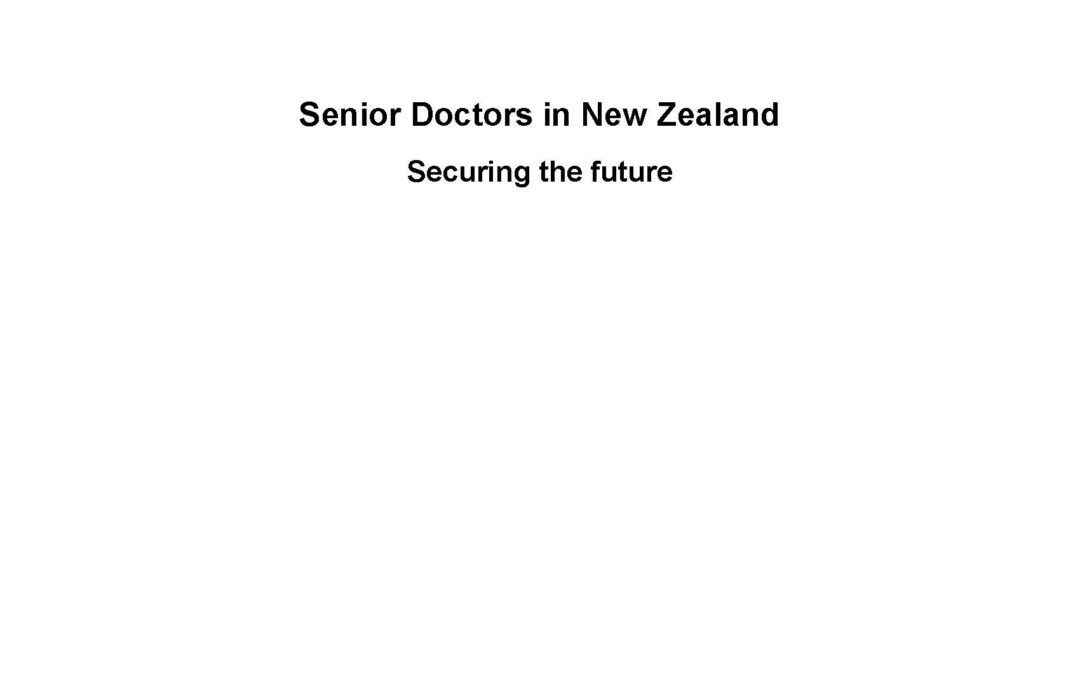 Senior Doctors in New Zealand – Securing the future